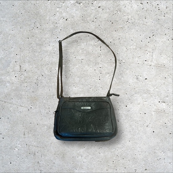 Handbags - Koltov Black Distressed Shoulder Crossbody Purse Bag